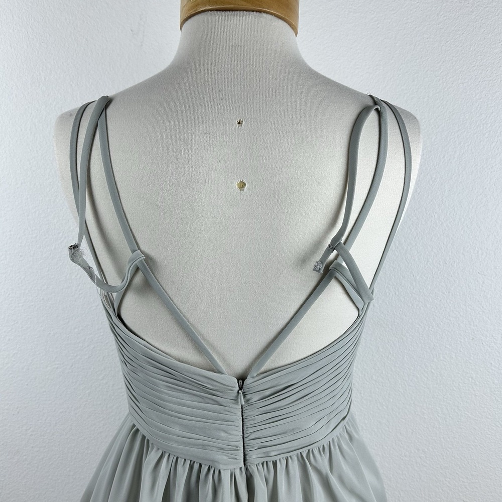 Sorella Vita Long Formal‎ Dress Bridesmaid Dress Party Dress Sea Glass Sz 10 - Picture 4 of 16